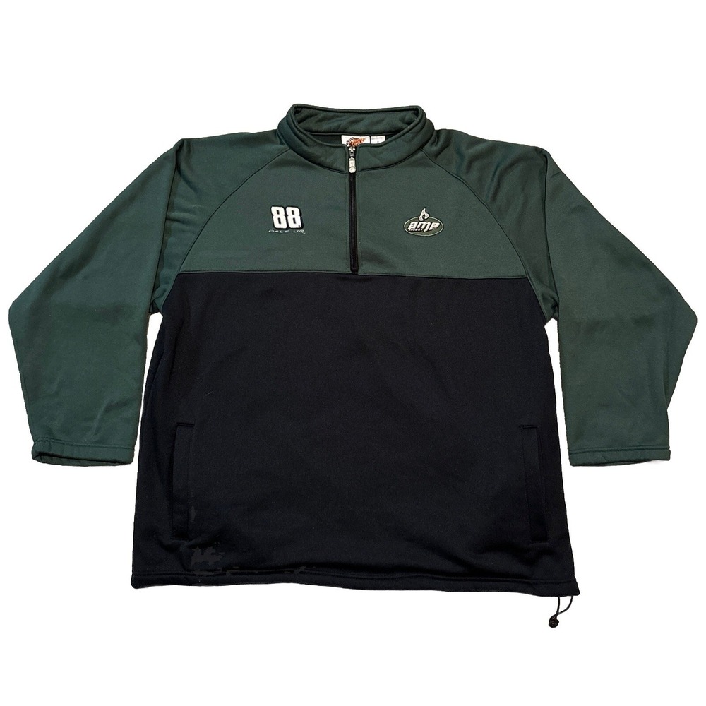 NASCAR Mens XL Dale Earnhardt Jr #88 Amp Energy Winners Circle 1/4 Zip Pullover